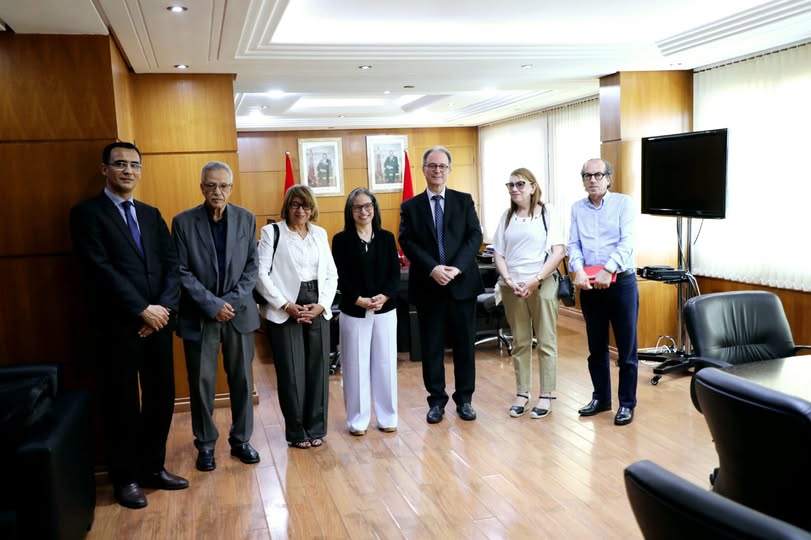 استقبال أعضاء المرصد المغربي للحماية الاجتماعية